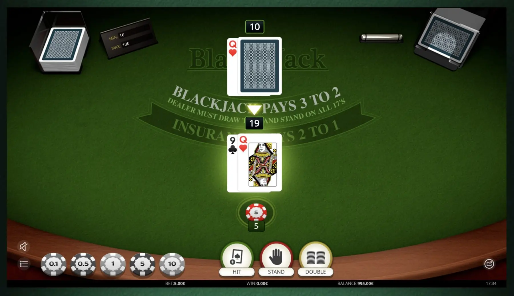 Blackjack juegos de cartas de casino