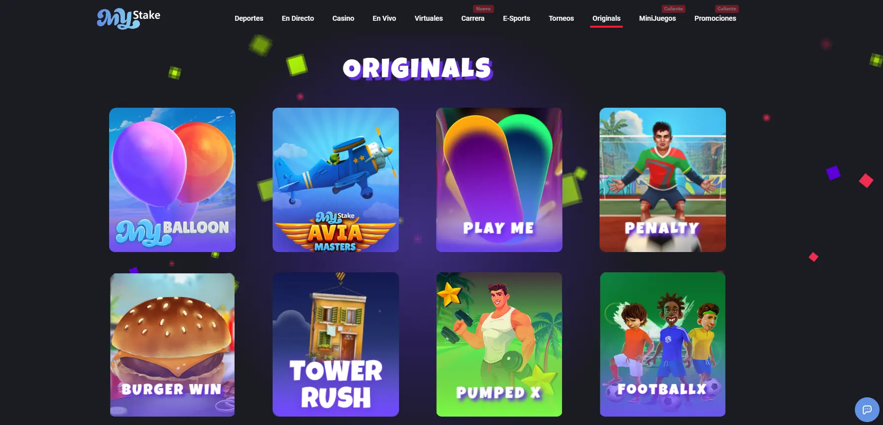 Juegos originales Mystake-originals