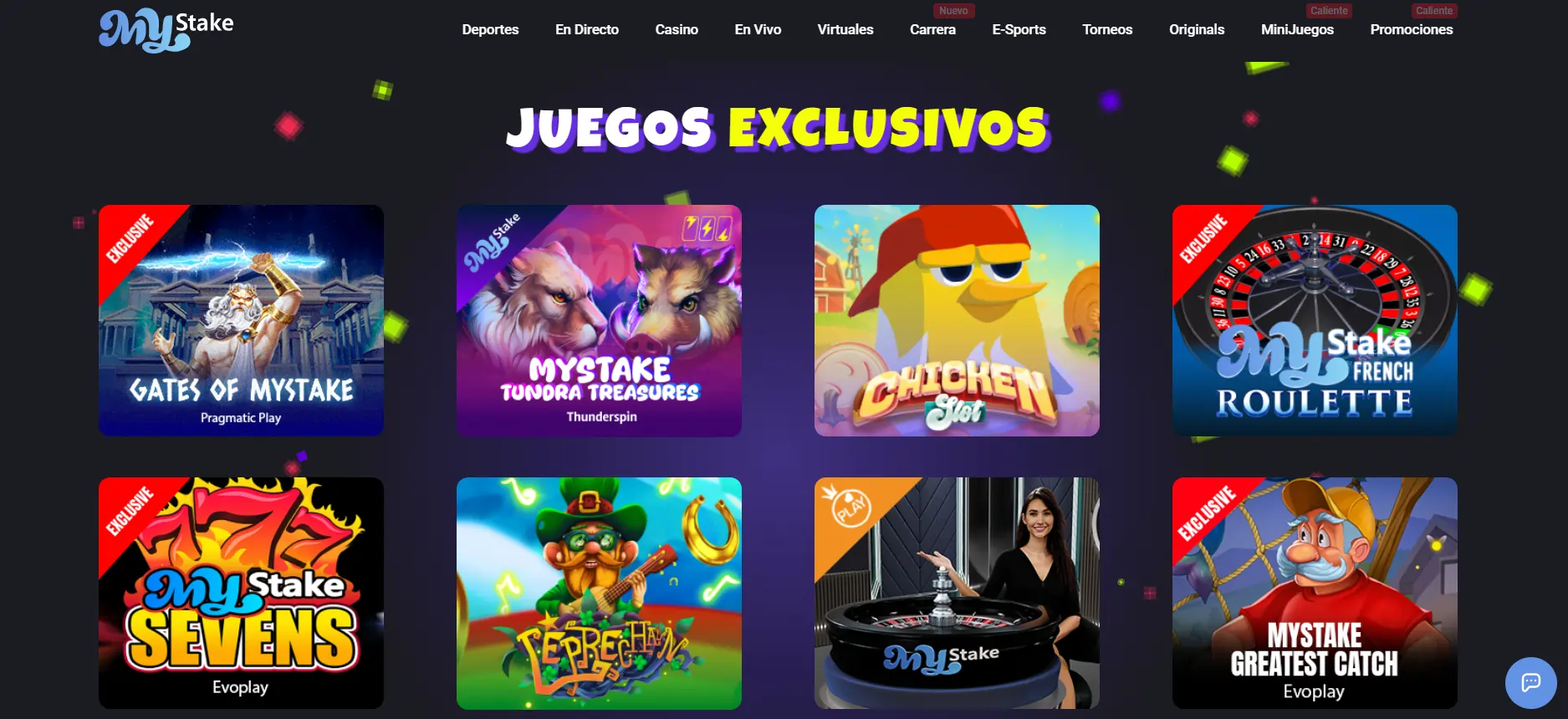 Juegos exclusivos juegos-de-casino-mystake