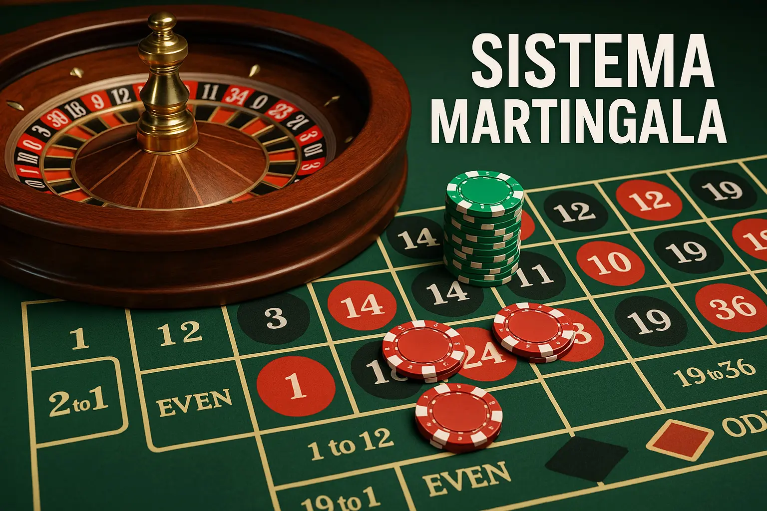 Estrategias de Ruleta Americana; Sistema Martingala