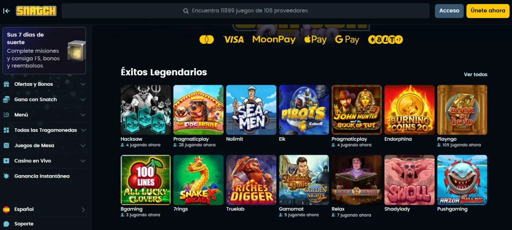 Juegos de Casino en Snatch juegos-de-Snatch-casino
